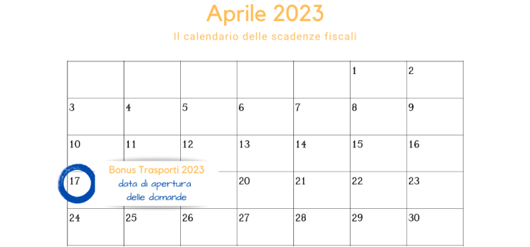 Bonus trasporti 2023: al via dal 17 aprile, la scadenza nel mese solare di emissione