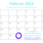 Fatture elettroniche: in scadenza oggi, 29 febbraio, l'imposta di bollo per il 4° trimestre 2023