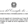 Bonus una tantum edicole 2022, pubblicato l'elenco dei beneficiari