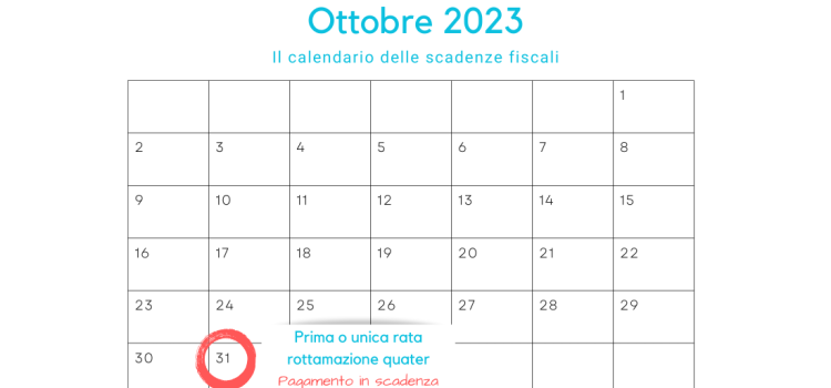 Rottamazione quater: in scadenza il 31 ottobre il pagamento della prima o unica rata