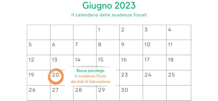 Bonus psicologo: in scadenza il 20 giugno l'invio dei dati di fatturazione