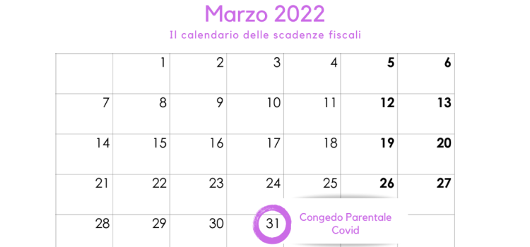 Congedo parentale Covid in scadenza il 31 marzo 2022