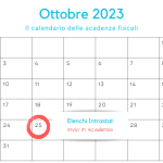 Elenchi Intrastat: invio in scadenza il 25 ottobre