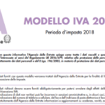 Dichiarazione IVA 2019 dal 1° febbraio: scadenza il 30 aprile 2019