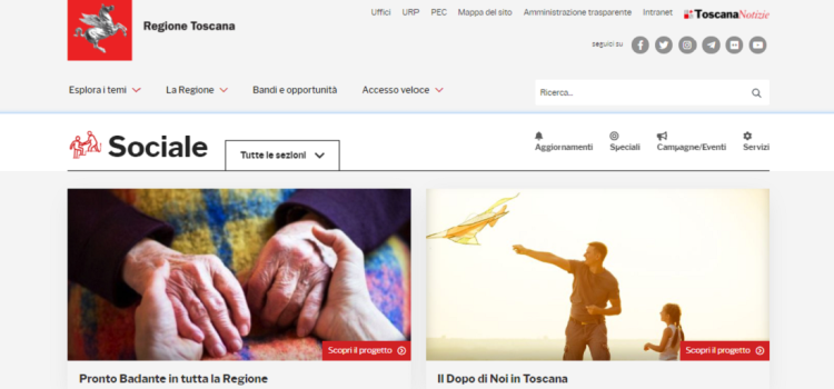 Bando Regione Toscana in scadenza il 2 aprile: contributi per il Terzo Settore