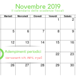Adempimenti periodici, scadenza 18 novembre 2019: INPS, IVA ed Irpef