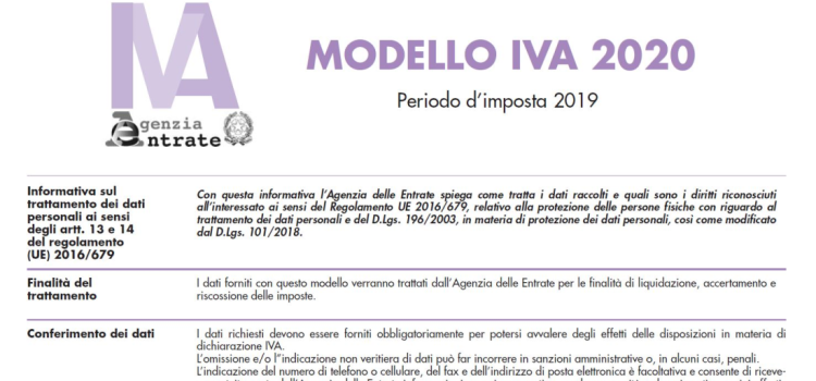 Dichiarazione IVA 2020, la scadenza del 30 aprile prorogata al 30 giugno