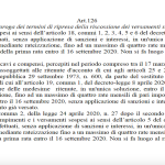 Proroga ritenute, contributi previdenziali ed IVA: scadenza fissata al 16 settembre 2020
