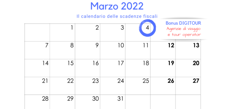 Bonus digitale per agenzie di viaggio e tour operator: dal 4 marzo 2022 le domande per il credito d'imposta 