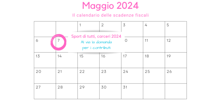 Sport di tutti, carceri 2024: domanda di contributo da oggi, 7 maggio