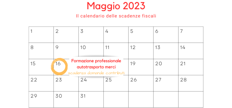 Formazione autotrasporto per conto terzi, domande per i contributi in scadenza il 16 maggio