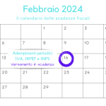 Adempimenti periodici IVA, IRPEF e INPS in scadenza il 16 febbraio 2024