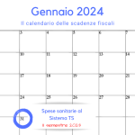 Spese sanitarie: scadenza il 31 gennaio 2024 per la trasmissione dei dati del secondo semestre
