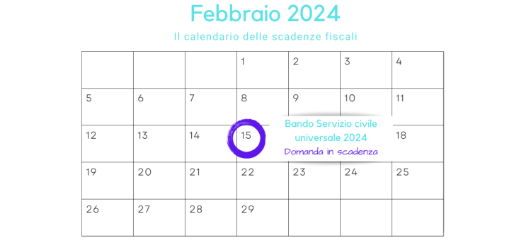 Bando servizio civile universale 2024: scadenza prorogata al 22 febbraio