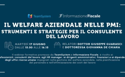 Welfare aziendale: un webinar per approfondire strumenti e opportunità