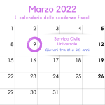Servizio Civile Universale: scadenza delle domande il 9 marzo 2022