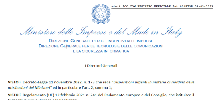 Incentivi PMI e startup innovative, domanda in scadenza il 13 aprile 2023