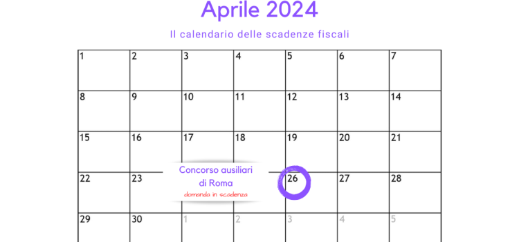 Concorso ausiliari di Roma: domanda in scadenza il 26 aprile 2024