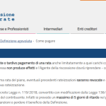 Saldo e stralcio e rottamazione ter: tolleranza di 5 giorni oltre la scadenza
