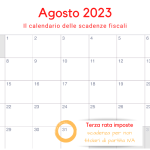 Imposte sui redditi: il 31 agosto la scadenza per il versamento della terza rata