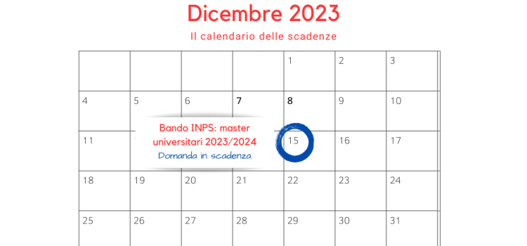 Bando INPS in scadenza il 15 dicembre: contributi per master universitari