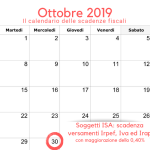 Soggetti ISA, somme dovute per l'adeguamento in scadenza 30 ottobre 2019