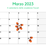 Scadenze fiscali marzo 2023, il calendario degli adempimenti del mese