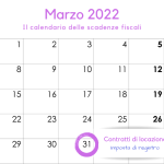 Contratti di locazione, la scadenza del 31 marzo 2022 per l'imposta di registro