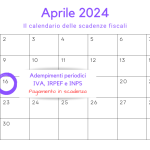 Adempimenti periodici IVA, IRPEF e INPS in scadenza il 16 aprile