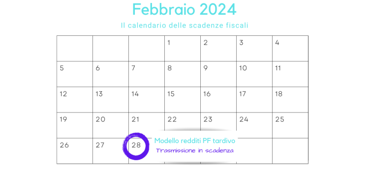 Modello Redditi PF tardivo: la scadenza il 28 febbraio