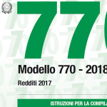 Scadenza modello 770/2018