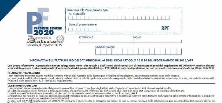 Invio dichiarazione dei redditi: scadenza fissata al 10 dicembre 2020