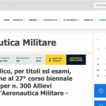 Concorso Aeronautica, allievi marescialli: domanda in scadenza il 4 maggio