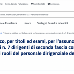 Concorso INPS, assunzione dirigenti informatici: domanda in scadenza il 13 maggio