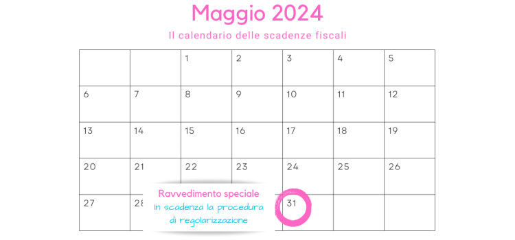 Ravvedimento speciale: proroga al 31 maggio 2024
