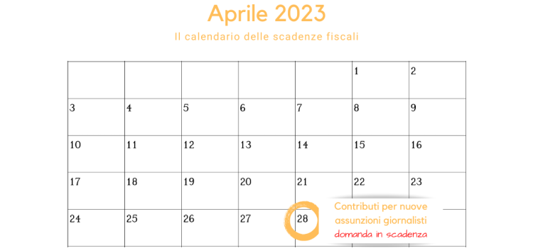 Contributi per nuove assunzioni di giornalisti: domanda in scadenza il 28 aprile