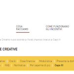 Fondo imprese creative, domande dal 22 settembre