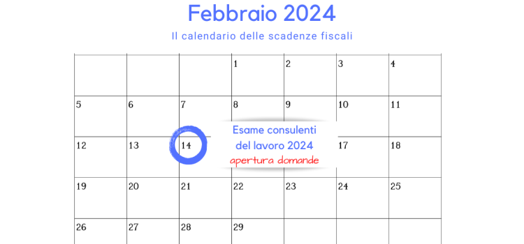 Esame consulenti del lavoro: dal 14 febbraio 2024 si apre la domanda