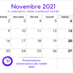 Dichiarazione dei redditi 2021, la scadenza del 30 novembre per la presentazione