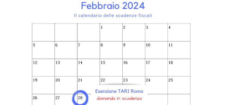 Esenzione TARI Roma: domanda in scadenza il 28 febbraio 2024