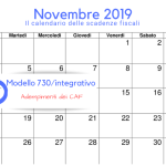 Modello 730 integrativo: la scadenza dell'11 novembre 2019 per i CAF