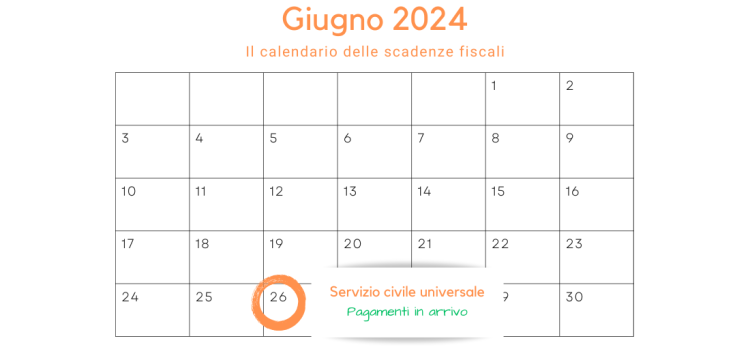 Servizio civile universale: i pagamenti dal 26 giugno 2024