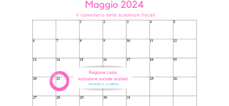 Insieme per fare, Regione Lazio: domanda in scadenza oggi, 21 maggio 2024