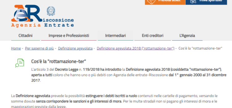 Rottamazione ter, scadenza del termine di tolleranza il 4 marzo