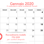 Ravvedimento modello 770/2019, 27 gennaio 2020: scadenza presentazione