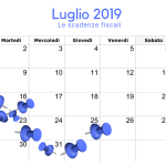 Scadenze fiscali luglio 2019: dal modello 730 alla rottamazione ter