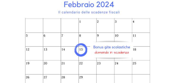 Bonus gite scolastiche: domanda in scadenza il 15 febbraio 2024