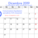 Scadenza Lipe terzo trimestre 2019: dati da inviare entro il 2 dicembre