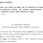 Concorso Polizia di Stato 2022, nuove assunzioni: domanda in scadenza l'8 agosto