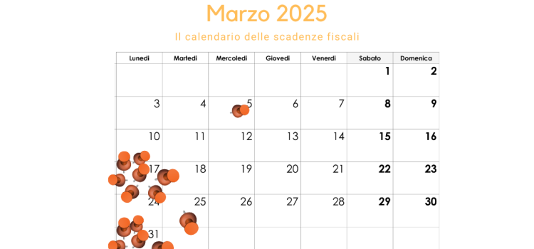 Scadenze fiscali marzo 2025: dalla CU alla rottamazione